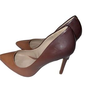 Aldo Two-Tone Brown Heels